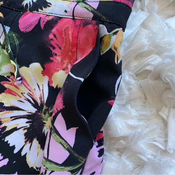 7th Avenue Design Studio New York & Company Floral Print Pants - Picture 3 of 8
